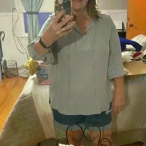 West Kei solid gray top - Picture 7 of 8